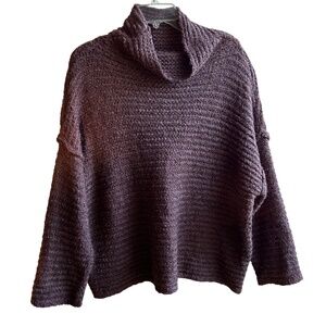 Aerie Cowl Neck Loose Fit Raglan Sleeve Sweater Large